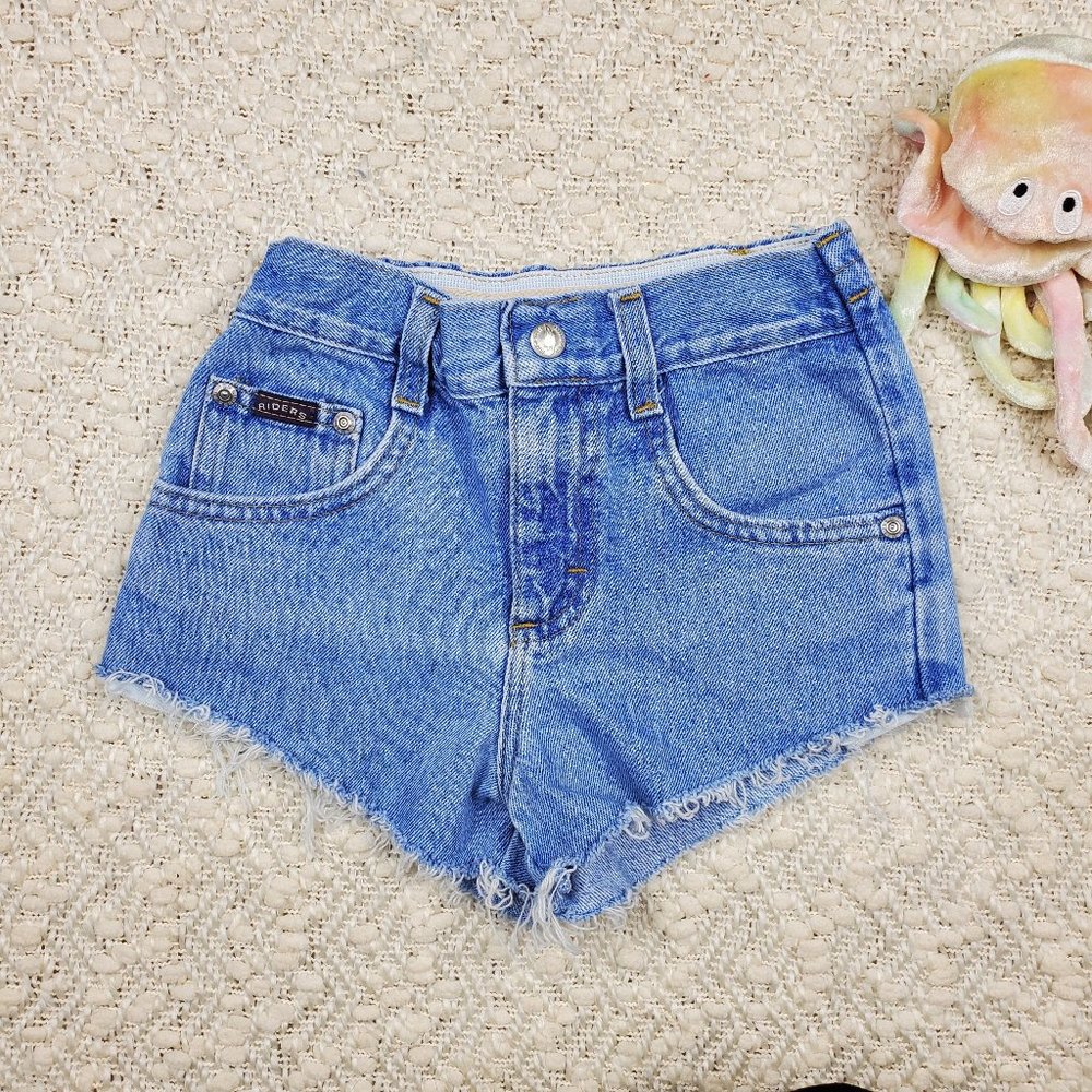 Vintage Denim Cutoffs Riders kids 6